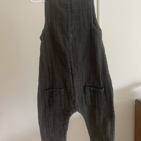 Dark Rylee & Cru Button-Up Jumpsuit - Picture 2 of 4